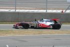 Hamilton acknowledges the applause after the race